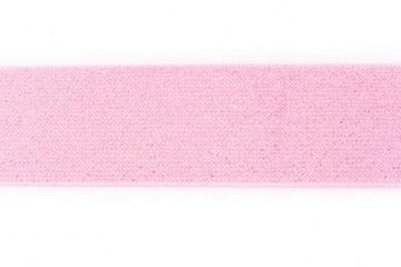 Glitzer Gummiband, elastisch, 5 cm, rosa, 0,5 m